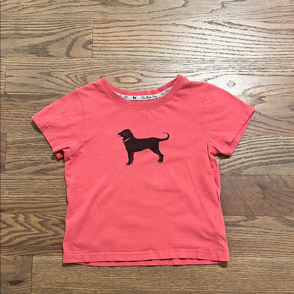 The black dog toddler 3T tshirt GUC